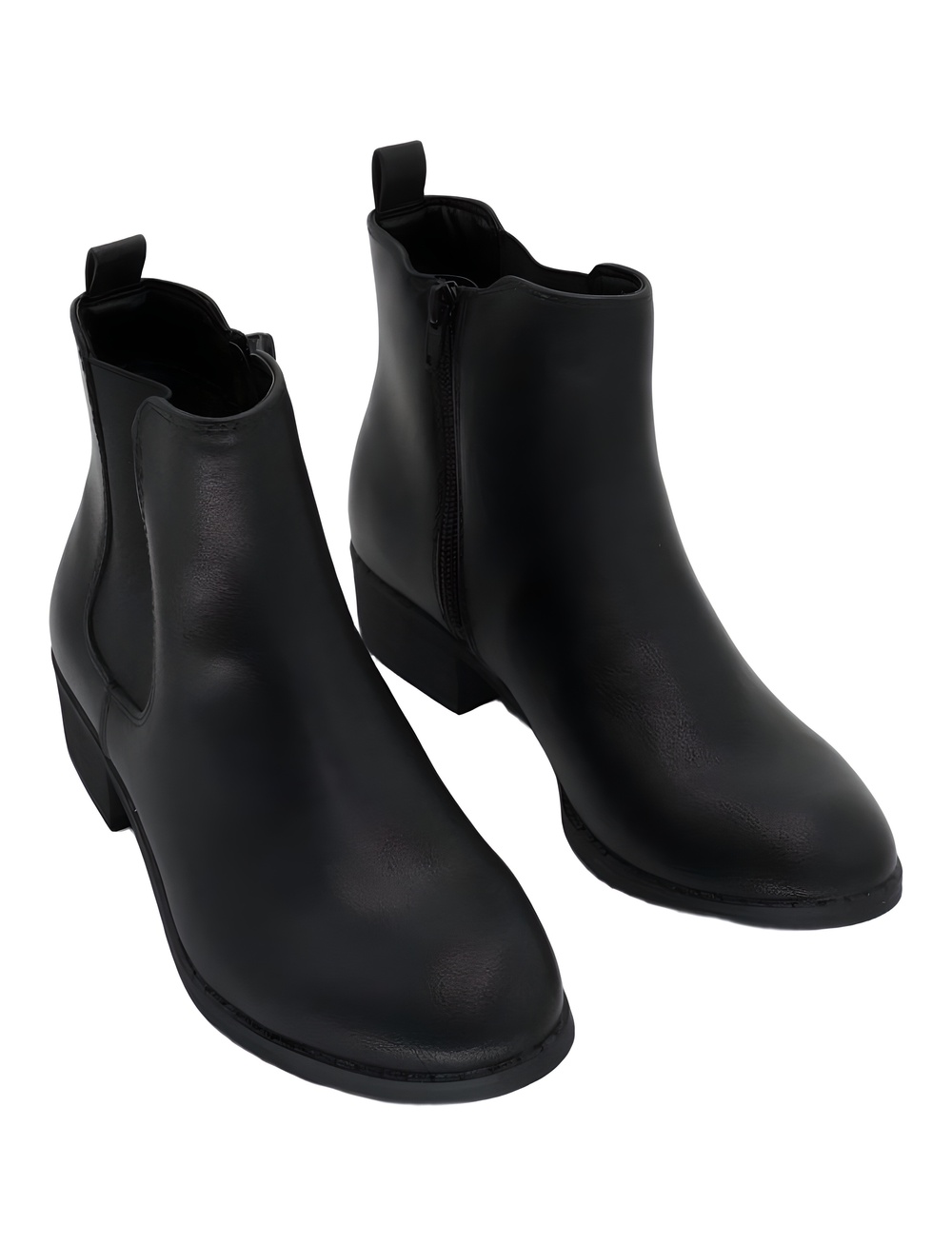 Style & Co Womens Charlyy Gore Ankle Boots Black Beauty Size 7